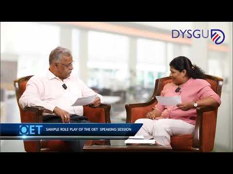 OET  Sample Role Play _ Physiotherapy