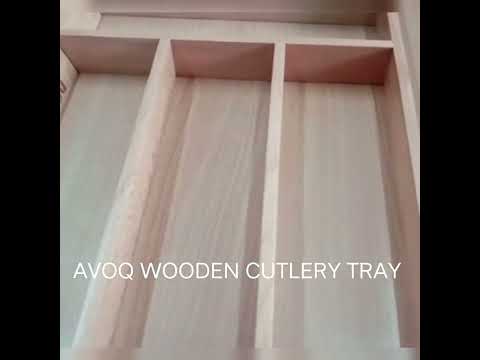 Adjustable modern avoq wooden cutlery drawer organizer, for ...