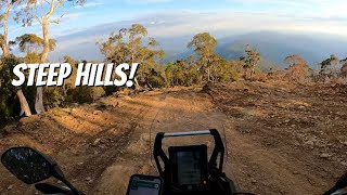 Moto Adventure up Mt Terrible on the TENERE 700!