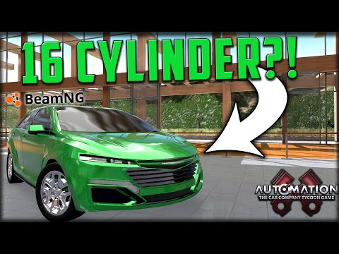 Making a 16 Cylinder Eco Car?!  Automation - BeamNG