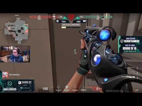 Shroud react to TSM beat ABX by 20-18 (2-1) #VCT