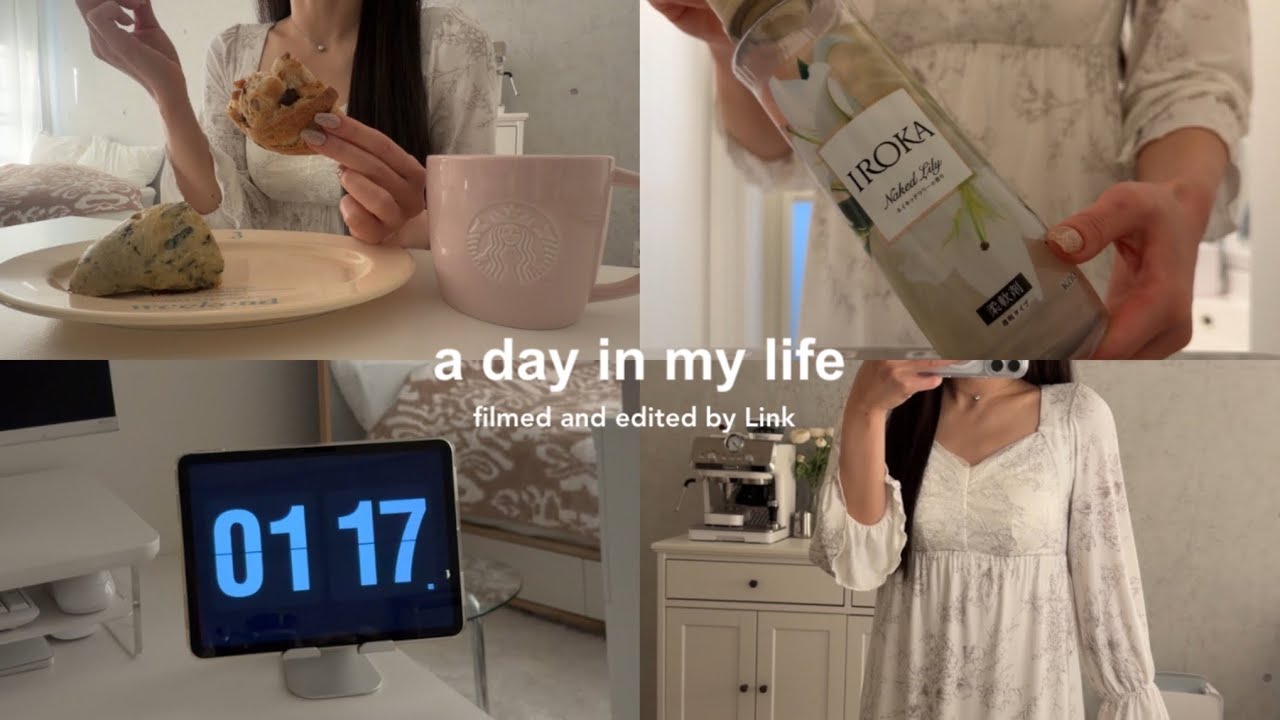 vlog | 一人暮らし社会人の一日🧸平日ルーティン,在宅勤務,簡単な自炊,起きてから寝るまで💭