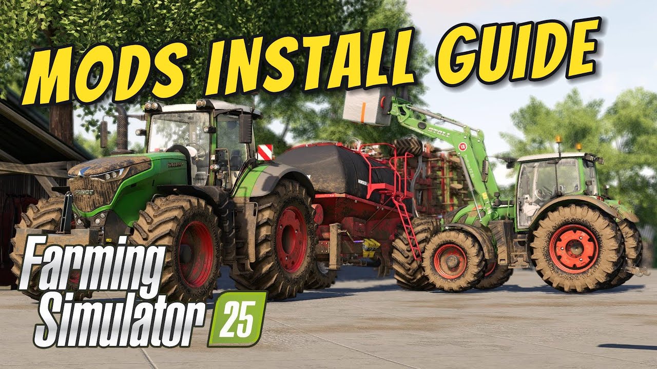 How to install mods in Farming Simulator 25?!