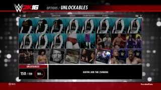 WWE 2K16 | All Unlockables