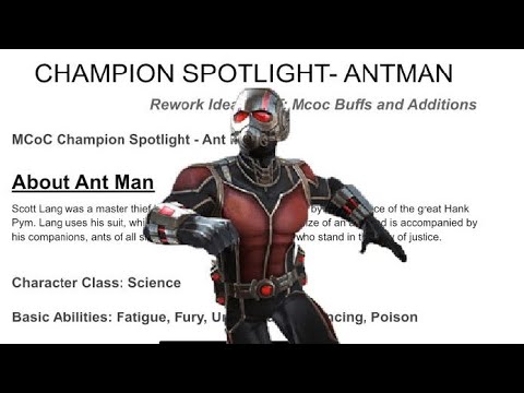 MCOC Ant Man Overhaul Buff Reveal (Fan Made)