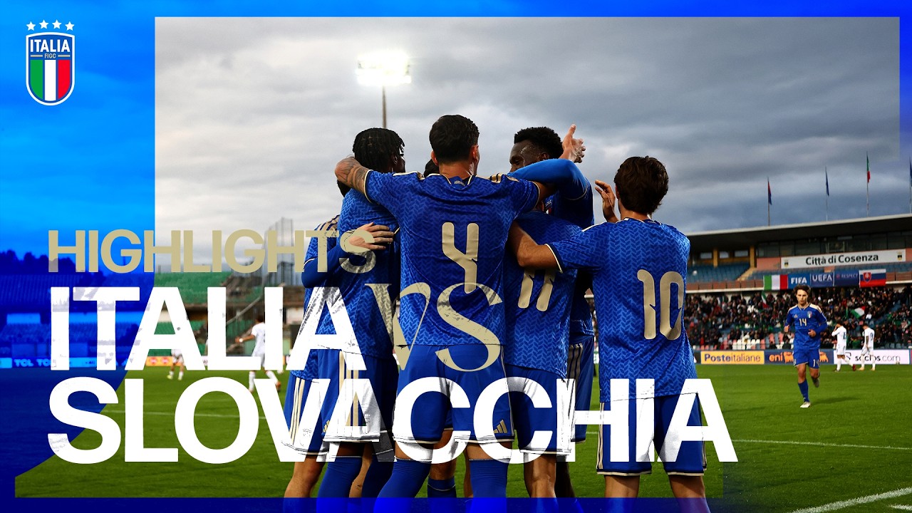 Italy U19 vs Slovakia U19 Highlights