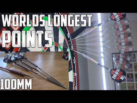WORLD'S LONGEST DART POINTS! 100mm Dart Points!
