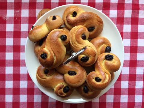 Dominic and Lizzy Make St. Lucia Day Buns