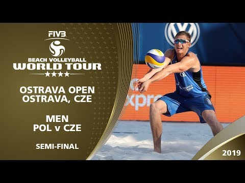 Men's Semi-Final: POL vs CZE | 4* Ostrava (CZE) - 2019 FIVB Beach Volleyball World Tour