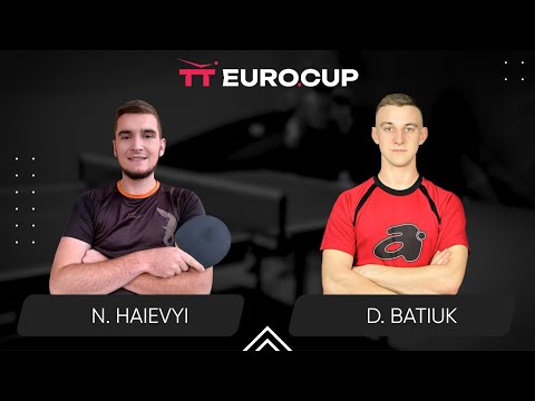 19:40 Nazarii Haievyi - Dmytro Batiuk 11.04.2024 TT Euro.Cup Ukraine Master. TABLE 4