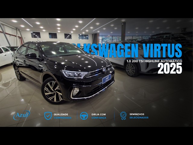 Vídeo VOLKSWAGEN VIRTUS 1.0 200 TSI HIGHLINE AUTOMÁTICO