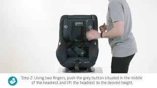 Maxi Cosi Vita Pro - How to adjust the headrest