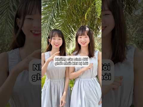 Những câu sinh đôi không thích bị hỏi nhất!!! #youtubeshorts #songnhi