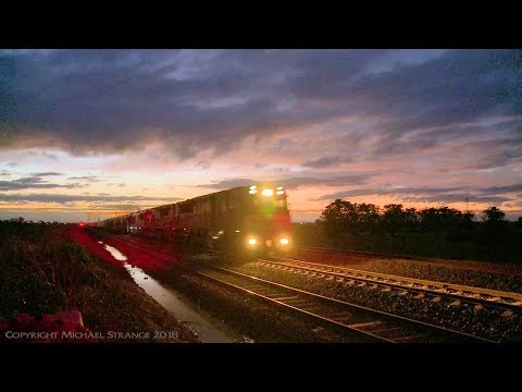 SCT 6PM9 Freight Train With SCT012, LDP002 & CSR002 At Sunset (30/7/2018) - PoathTV Railways