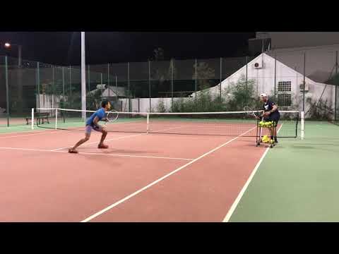 Tennis drills for volley and overhead smash 🎾
