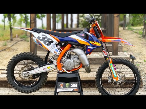 Motocross Action tests Haiden "Danger Boy" Deegan KTM 112cc Two Stroke