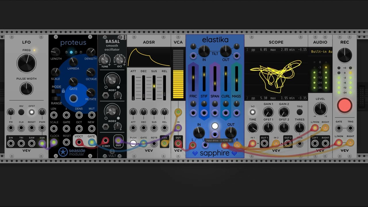 Sapphire Elastika: steel drum effect