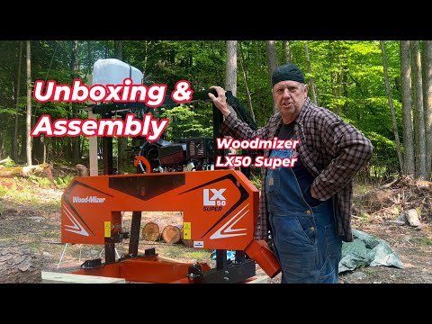 Unboxing and Assembly of Woodmizer LX50Super Portable Saw Mill