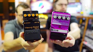 Video thumbnail for Its another METAL-OFF...Boss HM-2 vs DOD FX56-B Super American Metal by TheSuperFunAwesomeHappyTimePedalShow