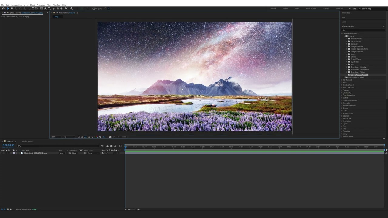 How to use Wiggle Presets in After Effects