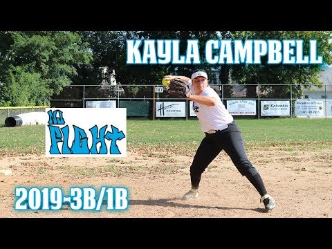 2019-3B/1B Kayla Campbell Softball Skills Video #2