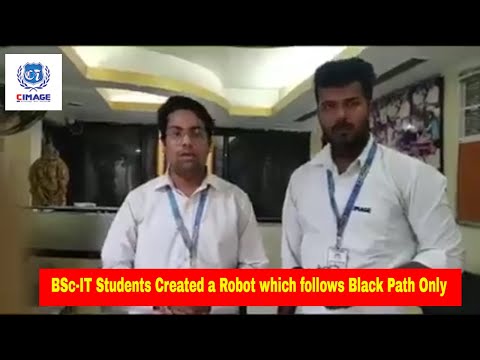 BSc-IT Students Created a Robot which follows Black Path Only
