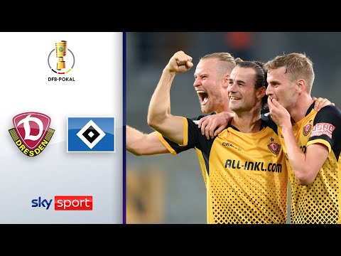 Dynamo Dresden - Hamburger SV | Highlights - DFB-Pokal 2020/21 | 1. Runde