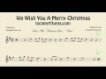 We wish you a Merry Christmas Sheet Music for ...