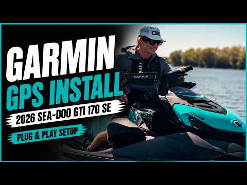 2026 Sea-Doo GTI 170 SE  |  Installing a Garmin GPS & Transducer