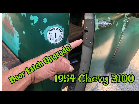 Door Latch Upgrade 1954 Chevy 3100 #hotroddad #chevytrucks #hotrods