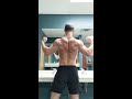 5 days off from working out - post chest day posing bodybuilding men's physique