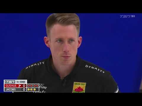 #AGITopShots - 2021 Tim Hortons Canadian Curling Trials - Kennedy run double-takeout