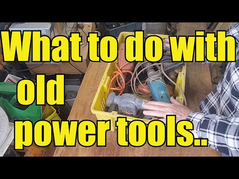 Storage Shed Clean-out Part 65. Unboxing Vintage Power Tools. How to Decide What to Sell or Scrap