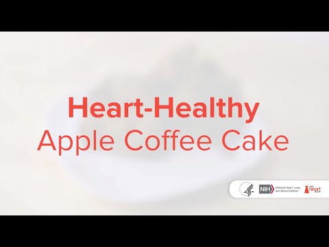 Heart-Healthy Apple Coffee Cake Recipe