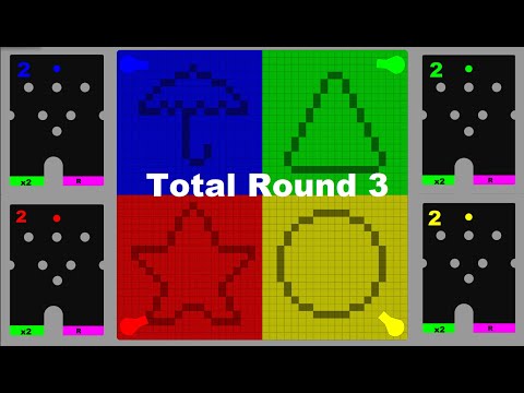 Multiply or Release 2 - Squid Game candy - Marble Race in Algodoo