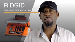 RIDGID Oscillating Belt Edge and Spindle Sander