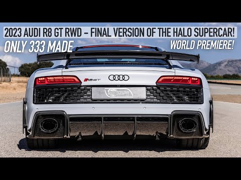 WORLD PREMIERE! 2023 AUDI R8 GT - THE FINAL SENDOFF VERSION OF THE HALO SUPERCAR LIMITED TO 333 CARS
