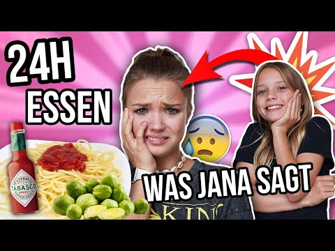 JANA DECIDES WHAT I EAT 24 HOURS 😥🤢