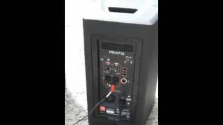 Video thumbnail for JBL PRX710 testing - Probando audio 2 by salsamaniaconsabor