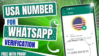 How To Get Free USA 🇺🇸 Number For WhatsApp Verification 2023