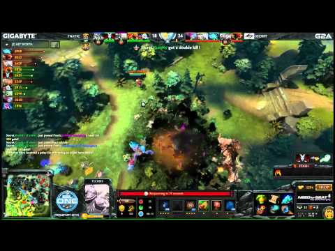 Dota 2 - Team Secret vs. Fnatic [Highlight] - Techies! - Game 2