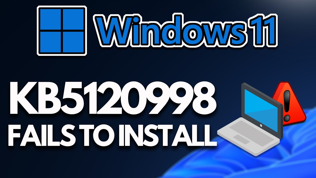 2026-08 Preview Update KB5120998 (OS Builds 26200.9278 and 26100.9278) Not Installing Windows 11 FIX
