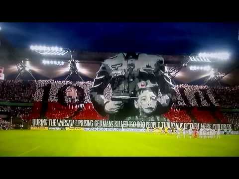 Polsat o oprawie Kibiców Legii Warszawa na meczu z Astana.