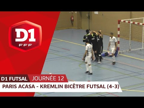 J12 : Paris ACASA - Kremlin Bicetre United (4-3)