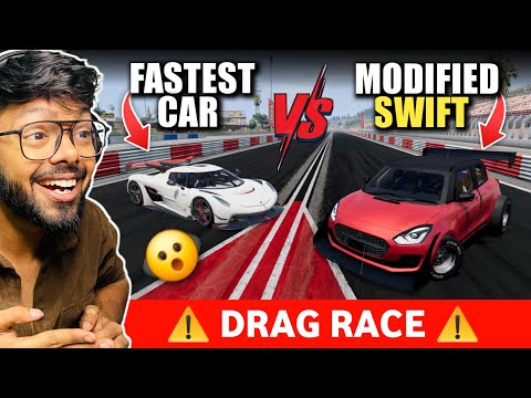 SUZUKI SWIFT vs WORLD'S FASTEST CAR | DRAG RACE - AKFaman