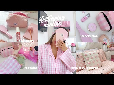 Morning Routine | Matcha, skincare, tips, gifts and room organization ✨🌸