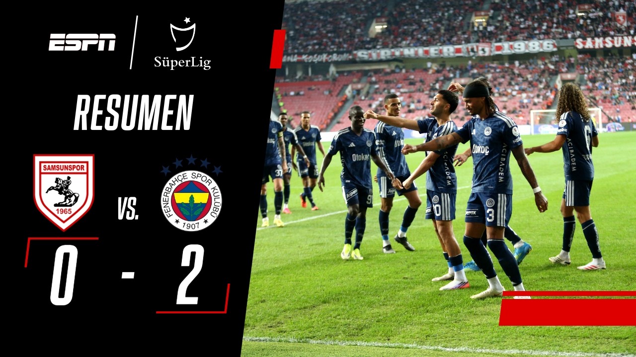 ¡MURIQI Y AYDIN LE DIERON LA VICTORIA AL FENERBAHCE! | Samsunspor 0-2 Fenerbahçe | RESUMEN