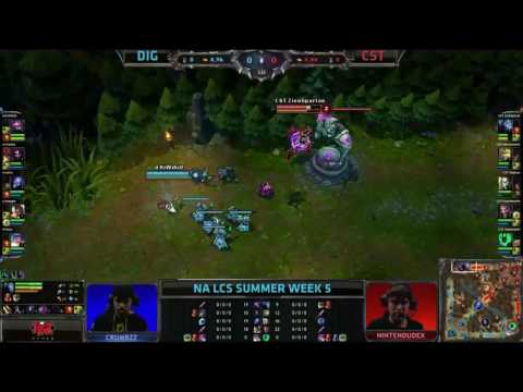 ♠ SEASON 3 ♠ || Dignitas DIG vs Team Coast CST  NA LCS Summer 2013 W5D2