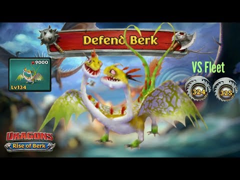 Sparkle & Sparks vs. Fleet 324 & 325 - Defend Berk | Dragons: Rise of Berk