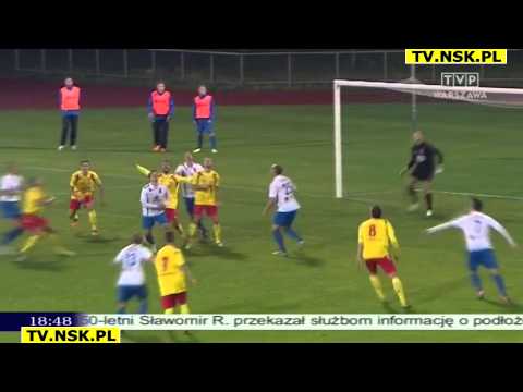 tv.nsk.pl 2013-09-27 Znicz Pruszków - Pogoń Siedlce 1-0 (0-0) bramka relacja konferencja